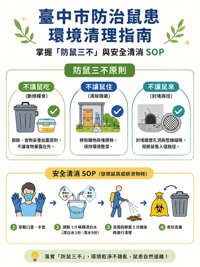 防治鼠患環境清理指南1