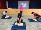 公所人員進行CPR訓練