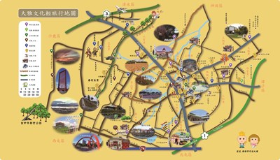 大雅文化輕旅行地圖